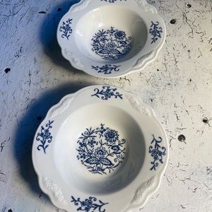 2 Dresden 6” Fruit Bowls by Homer Laughlin